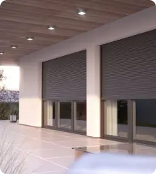 External Shutters On Bifold Patio Doors.