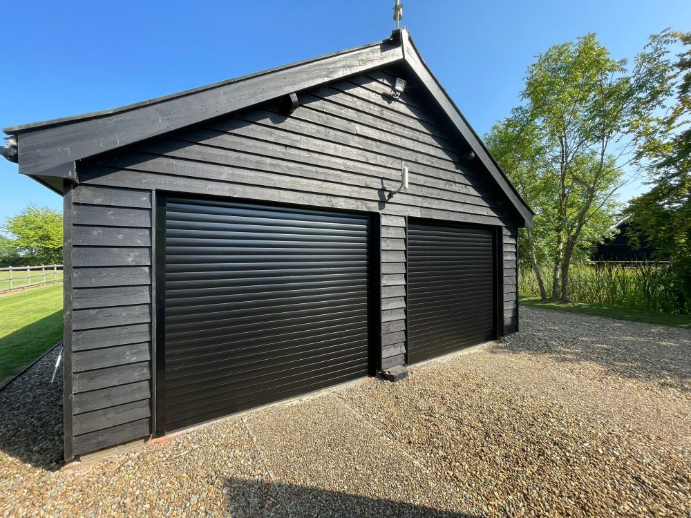 Electric Roller Doors On Cartshed