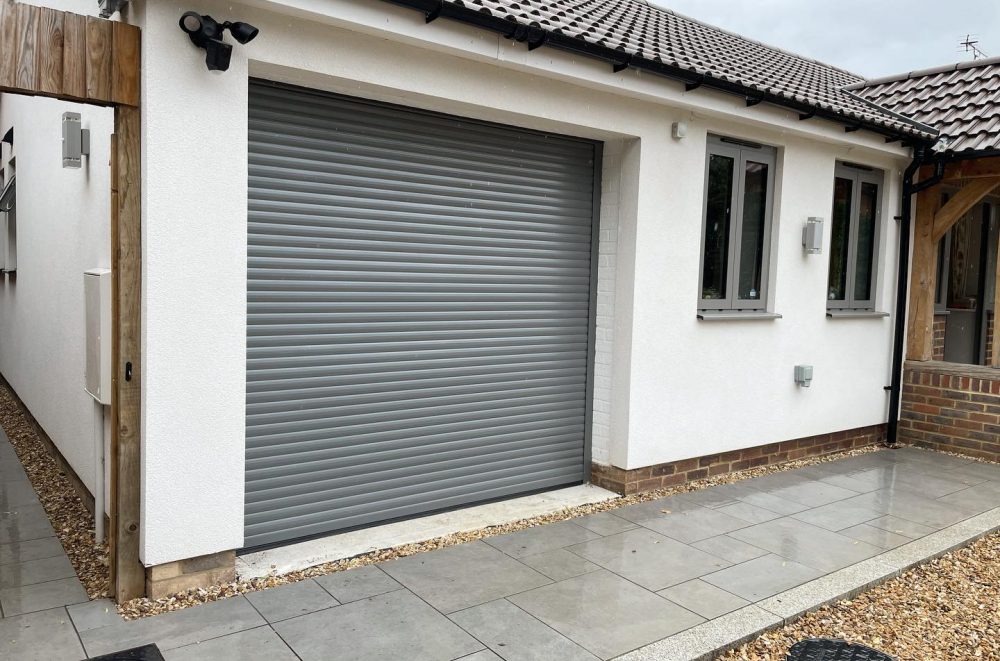 Custom Painted Electric Roller Door