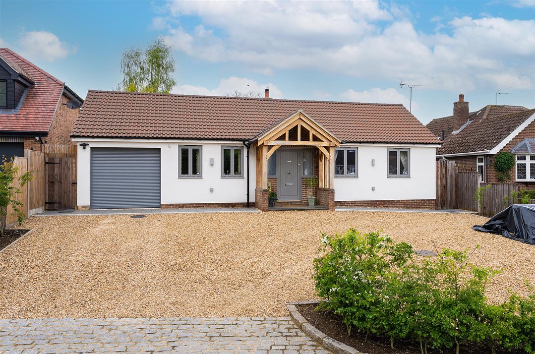 Bungalow Fitted With Electric Roller Door | Check Out Our Products | Norfolk Garage Doors