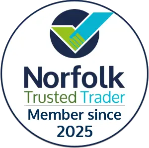 Trusted Trader Logo Norfolk Round Small 2025 1 | J Brady Garage Doors Ltd