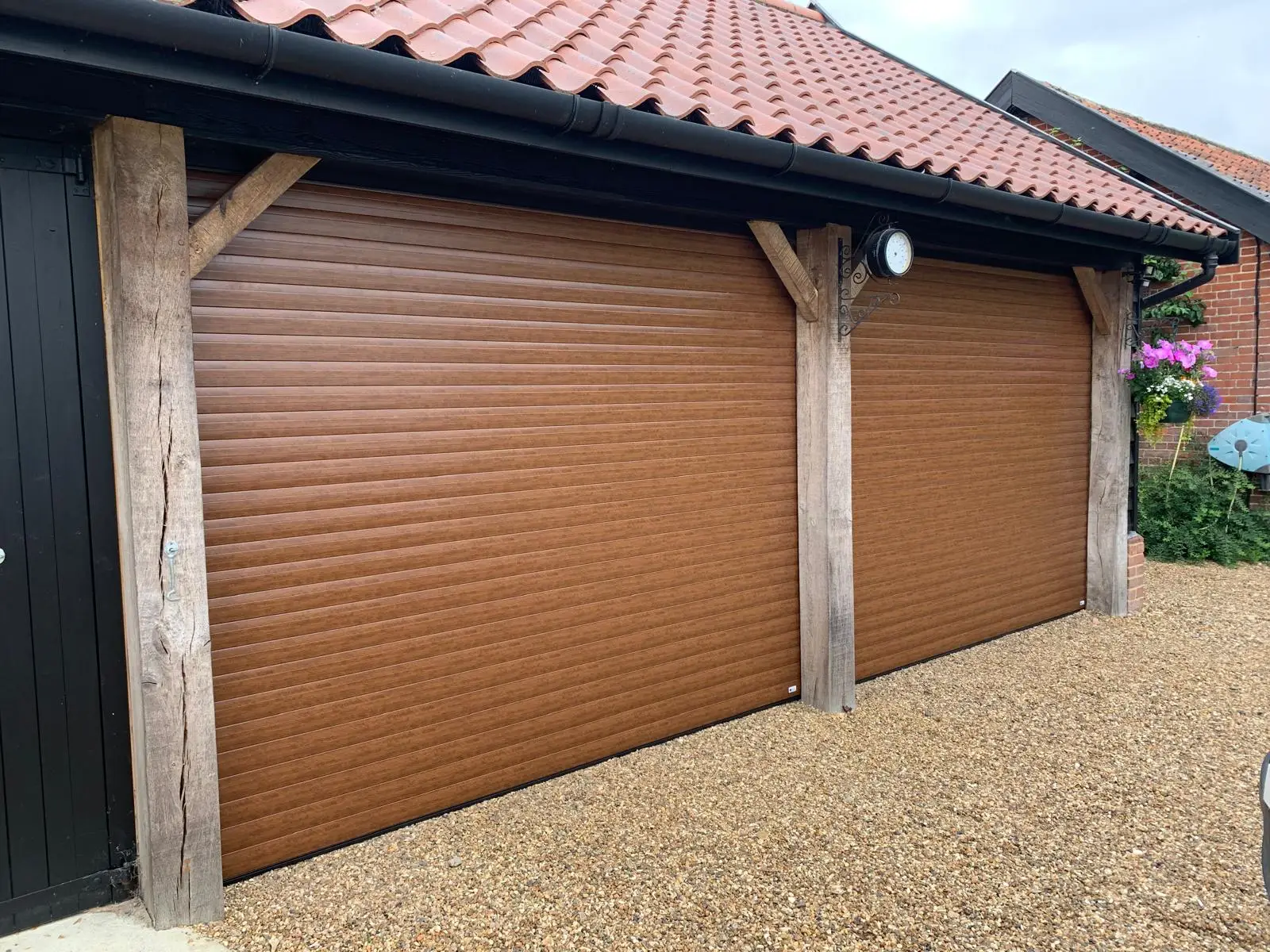 Golden Oak Roller Doors In Palgrave Diss | J Brady Garage Doors Ltd