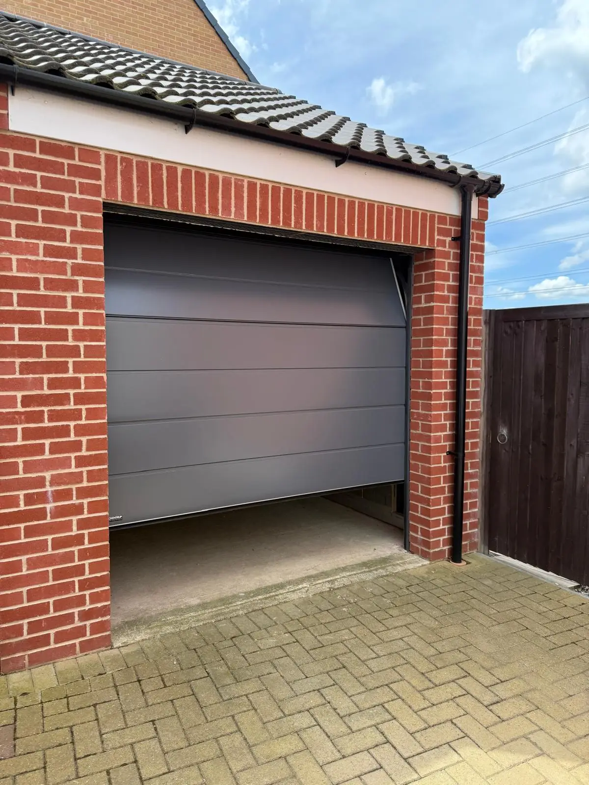 Slate Grey Sectional Garage Door In Hetherset